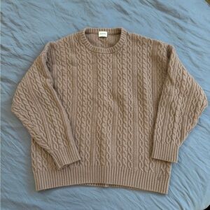 Aritzia Cable knit Peggy sweater